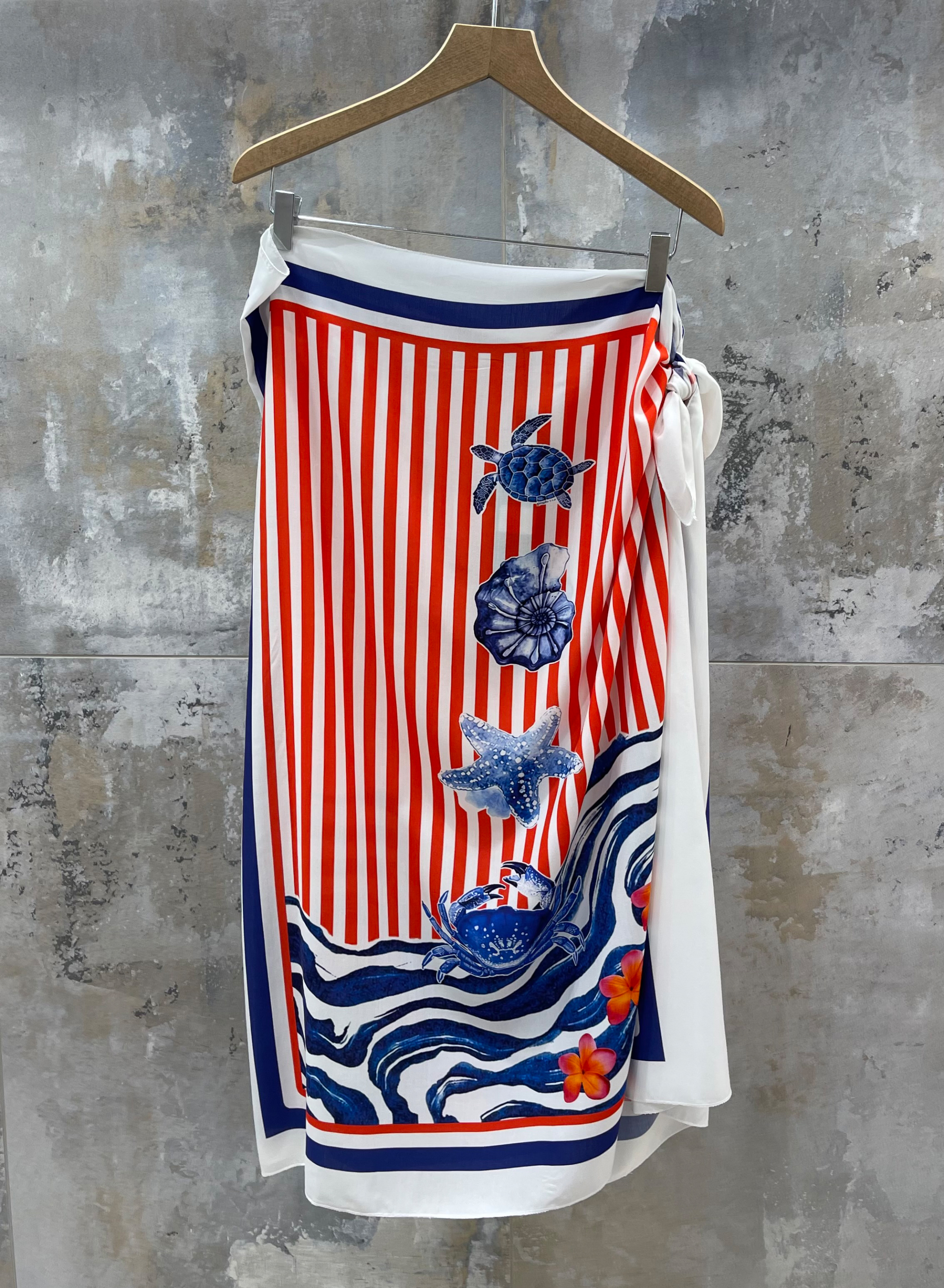 Multi colour printed wrap Skirt Valentina Milano - 1