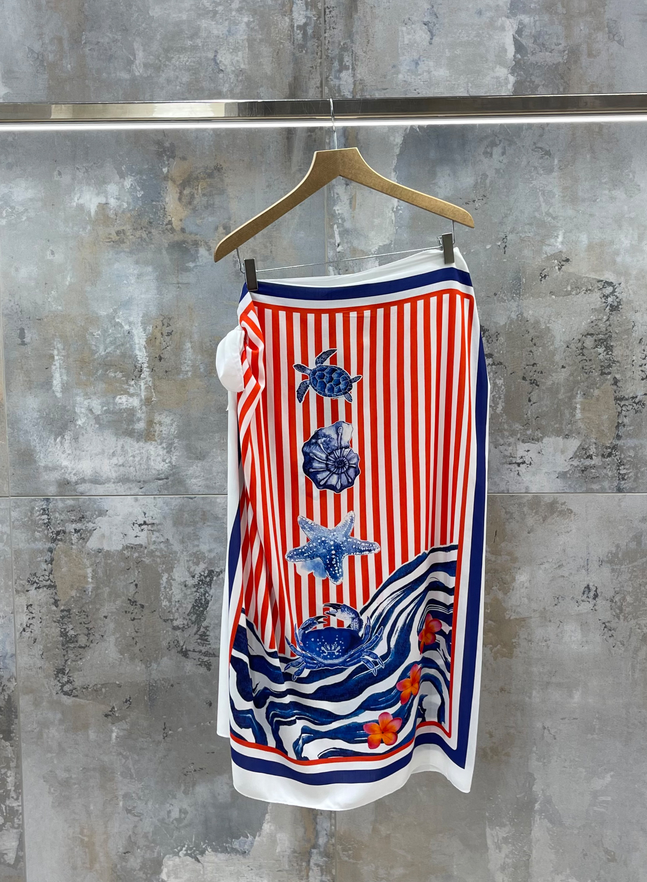 Multi colour printed wrap Skirt Valentina Milano - 2