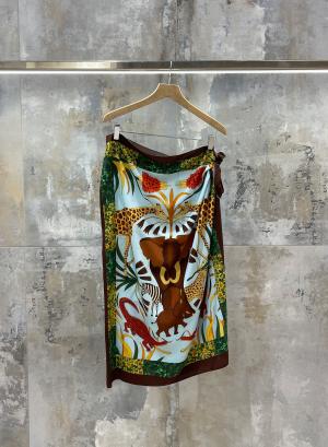 Multi colour printed wrap Skirt Valentina Milano - 63396