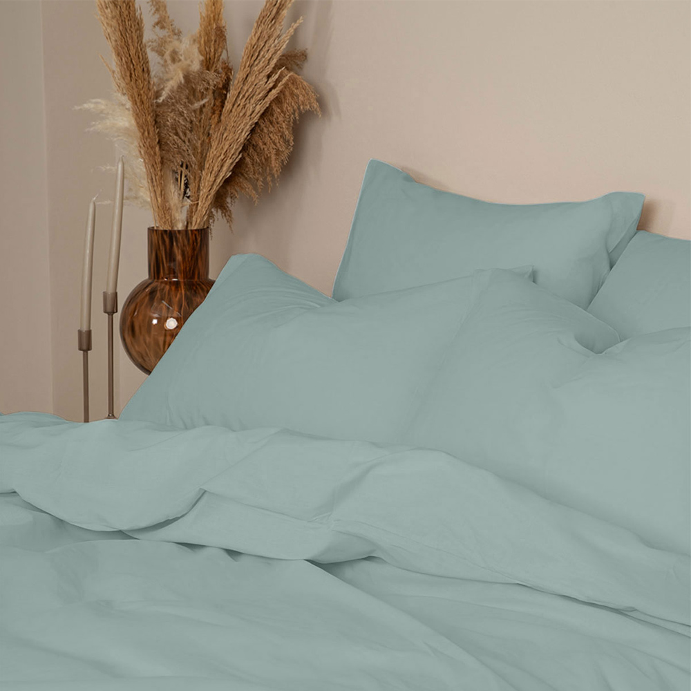 Παπλωματοθήκη Μονή 170x250cm Sunshine Cotton Feelings 114 Light Aqua Βαμβακερή
