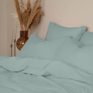 Παπλωματοθήκη Μονή 170x250cm Sunshine Cotton Feelings 114 Light Aqua Βαμβακερή