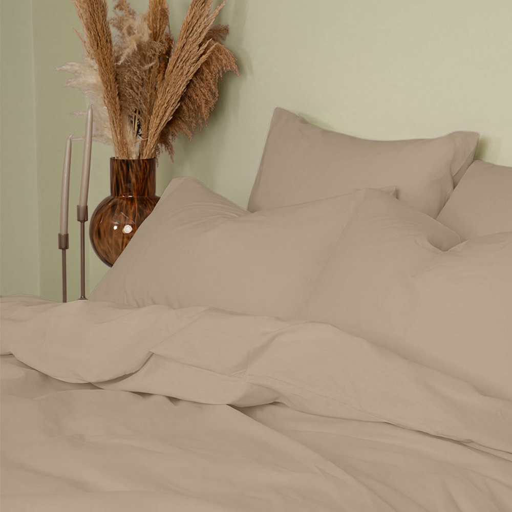 Παπλωματοθήκη Μονή 170x250cm Sunshine Cotton Feelings 119 Mocha Βαμβακερή