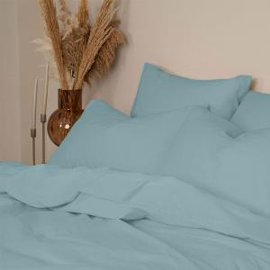 Παπλωματοθήκη Μονή 170x250cm Sunshine Cotton Feelings 120 Sky Blue Βαμβακερή