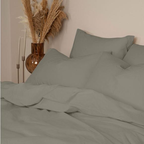 Παπλωματοθήκη Μονή 170x250cm Sunshine Cotton Feelings 122 Paloma Grey Βαμβακερή