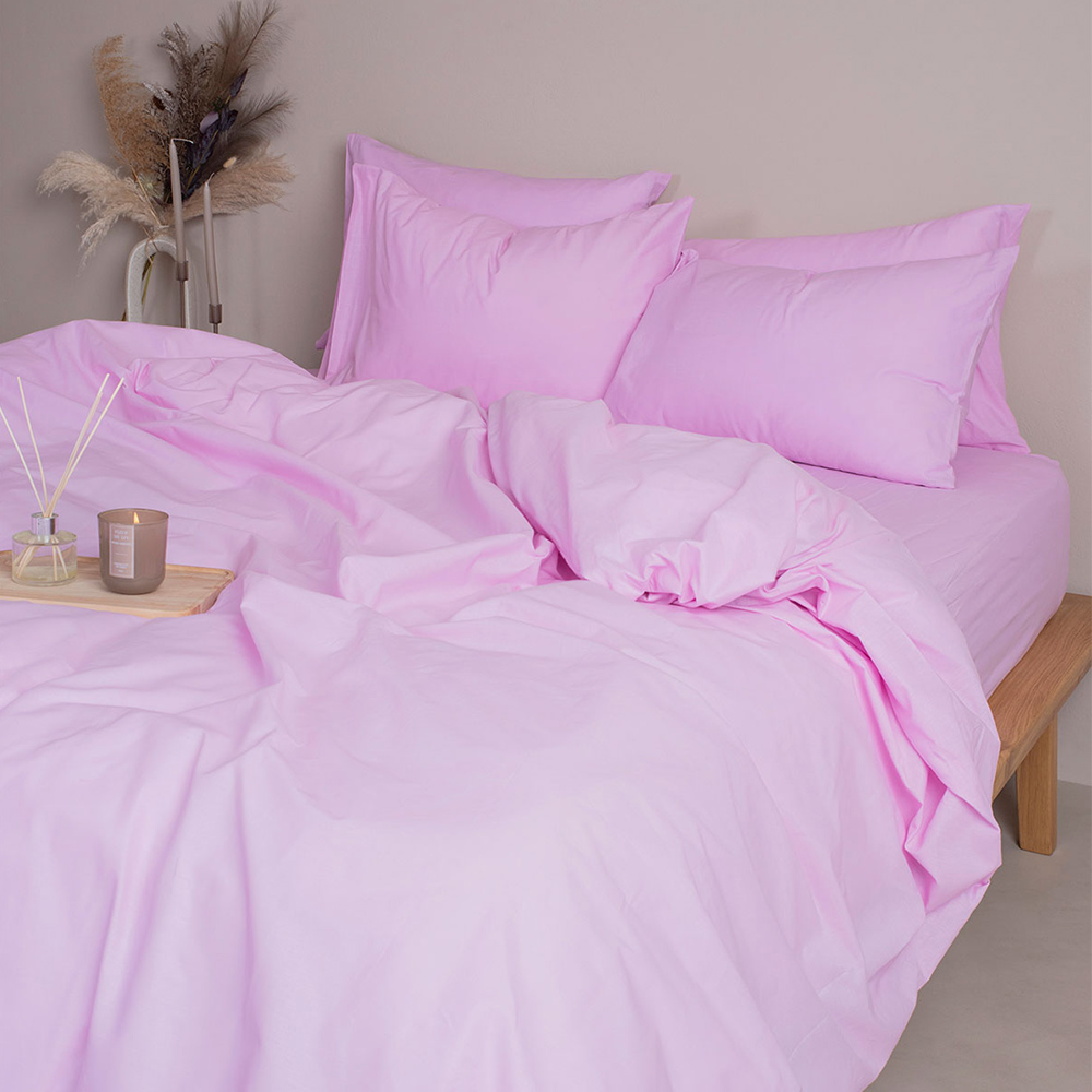Παπλωματοθήκη Μονή 170x250cm Sunshine Cotton Feelings 102 Lila Βαμβακερή