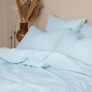 Παπλωματοθήκη Μονή 170x250cm Sunshine Cotton Feelings 103 Light Blue Βαμβακερή