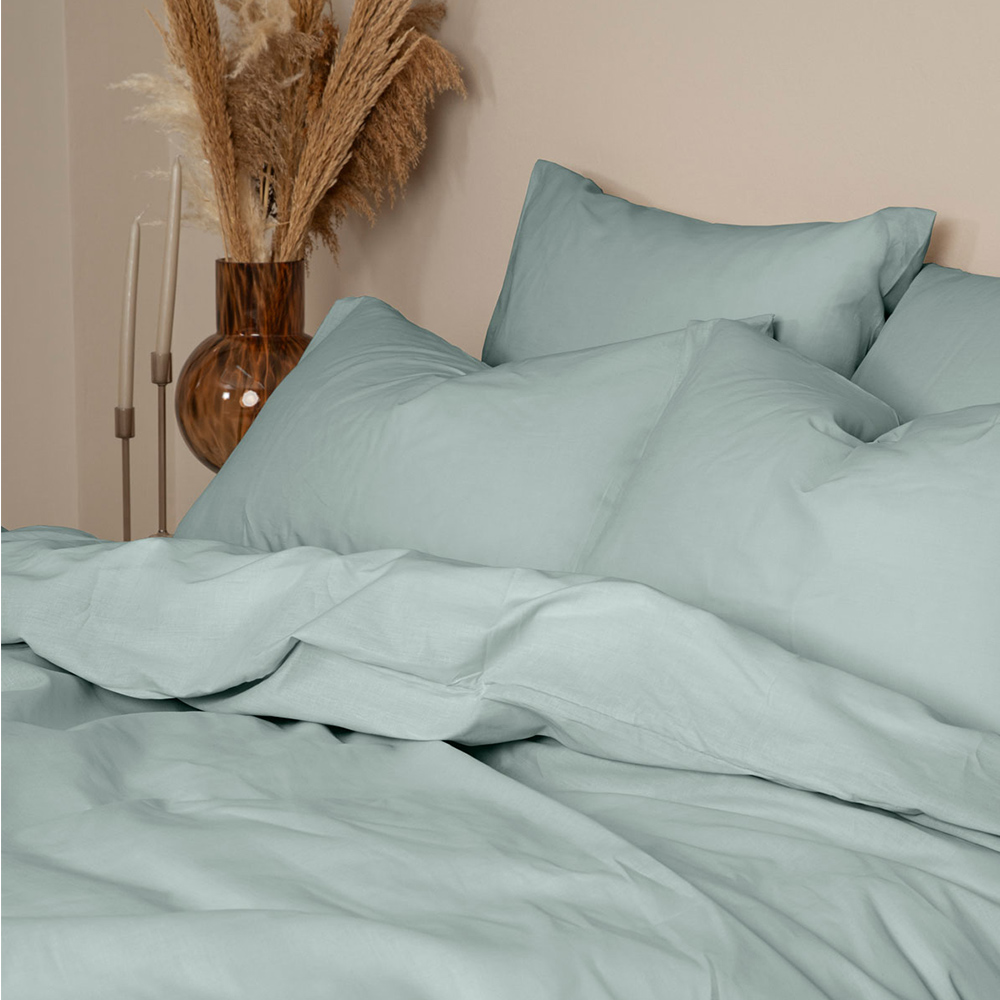 Παπλωματοθήκη Μονή 170x250cm Sunshine Cotton Feelings 105 Aqua Βαμβακερή