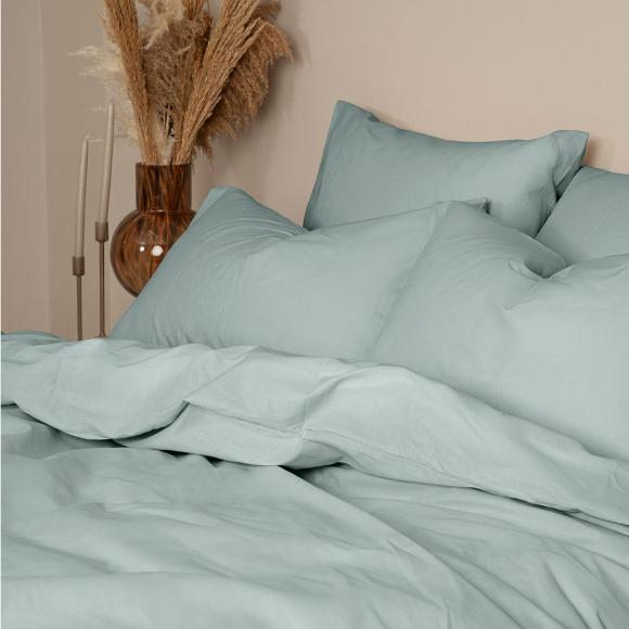 Παπλωματοθήκη Μονή 170x250cm Sunshine Cotton Feelings 105 Aqua Βαμβακερή