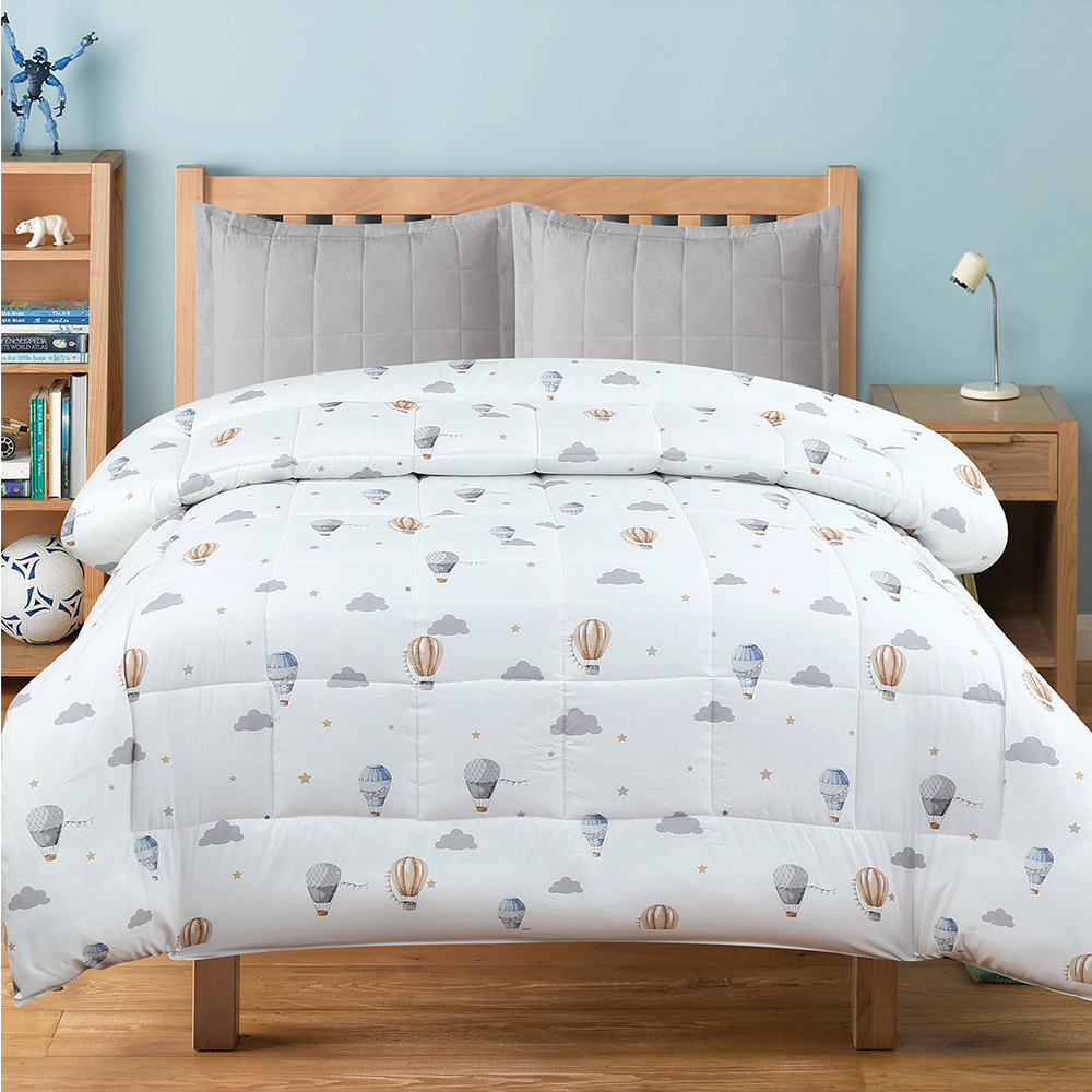 Πάπλωμα Παιδικό 160x220cm Sunshine Kids 48 Ballon Εξ: Microfiber-Εσ: Πολυεστέρας