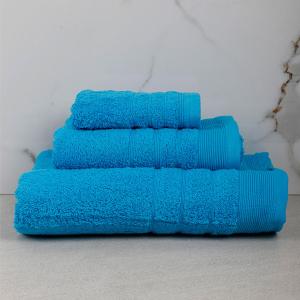 Πετσέτες Σετ 3 Τεμάχια Sunshine Χίμπουρι 17 Turquoise Βαμβάκι