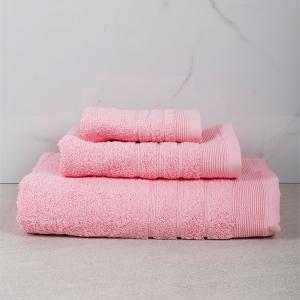 Πετσέτες Σετ 3 Τεμάχια Sunshine Χίμπουρι 1 Pink Βαμβάκι