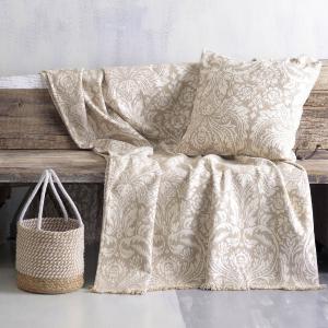Ριχτάρι Τετραθέσιο 180x330cm Rythmos Vilano Εκρού Μπεζ Chenille