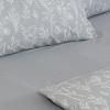Σεντόνια Υπέρδιπλα Σετ Με Λάστιχο 170x205+30cm Sunshine Cotton Feelings 2050 Grey Βαμβάκι
