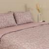 Σεντόνια Υπέρδιπλα Σετ Με Λάστιχο 170x205+30cm Sunshine Cotton Feelings 2050 Powder Βαμβάκι