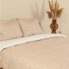 Σεντόνια Υπέρδιπλα Σετ Με Λάστιχο 170x205+30cm Sunshine Cotton Feelings 2050 Beige Βαμβάκι
