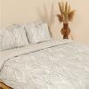 Σεντόνια Υπέρδιπλα Σετ Με Λάστιχο 170x205+30cm Sunshine Cotton Feelings 2054 Grey Βαμβάκι