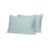 Σεντόνια Υπέρδιπλα Σετ Με Λάστιχο 170x200+38cm Sunshine Cotton Feelings 114 Light Aqua Βαμβάκι 