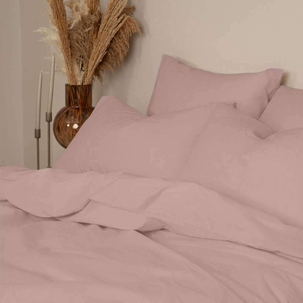 Σεντόνια Υπέρδιπλα Σετ Με Λάστιχο 170x200+38cm Sunshine Cotton Feelings 115 Rotten Apple Βαμβάκι 