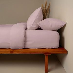 Σεντόνια Υπέρδιπλα Σετ Με Λάστιχο 170x200+38cm Sunshine Cotton Feelings 115 Rotten Apple Βαμβάκι 