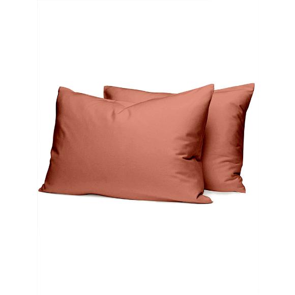 Σεντόνια Υπέρδιπλα Σετ Με Λάστιχο 170x200+38cm Sunshine Cotton Feelings 117 Peach Βαμβάκι