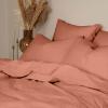 Σεντόνια Υπέρδιπλα Σετ Με Λάστιχο 170x200+38cm Sunshine Cotton Feelings 117 Peach Βαμβάκι