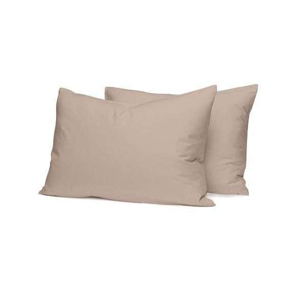 Σεντόνια Υπέρδιπλα Σετ Με Λάστιχο 170x200+38cm Sunshine Cotton Feelings 119 Mocha Βαμβάκι