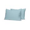 Σεντόνια Υπέρδιπλα Σετ Με Λάστιχο 170x200+38cm Sunshine Cotton Feelings 120 Sky Blue Βαμβάκι