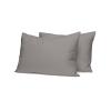 Σεντόνια Υπέρδιπλα Σετ Με Λάστιχο 170x200+38cm Sunshine Cotton Feelings 122 Paloma Grey Βαμβάκι