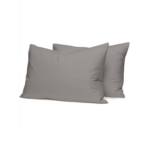 Σεντόνια Υπέρδιπλα Σετ Με Λάστιχο 170x200+38cm Sunshine Cotton Feelings 122 Paloma Grey Βαμβάκι