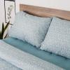 Σεντόνια Υπέρδιπλα Σετ Με Λάστιχο 170x205+30cm Sunshine Cotton Feelings 920 Aqua Βαμβάκι