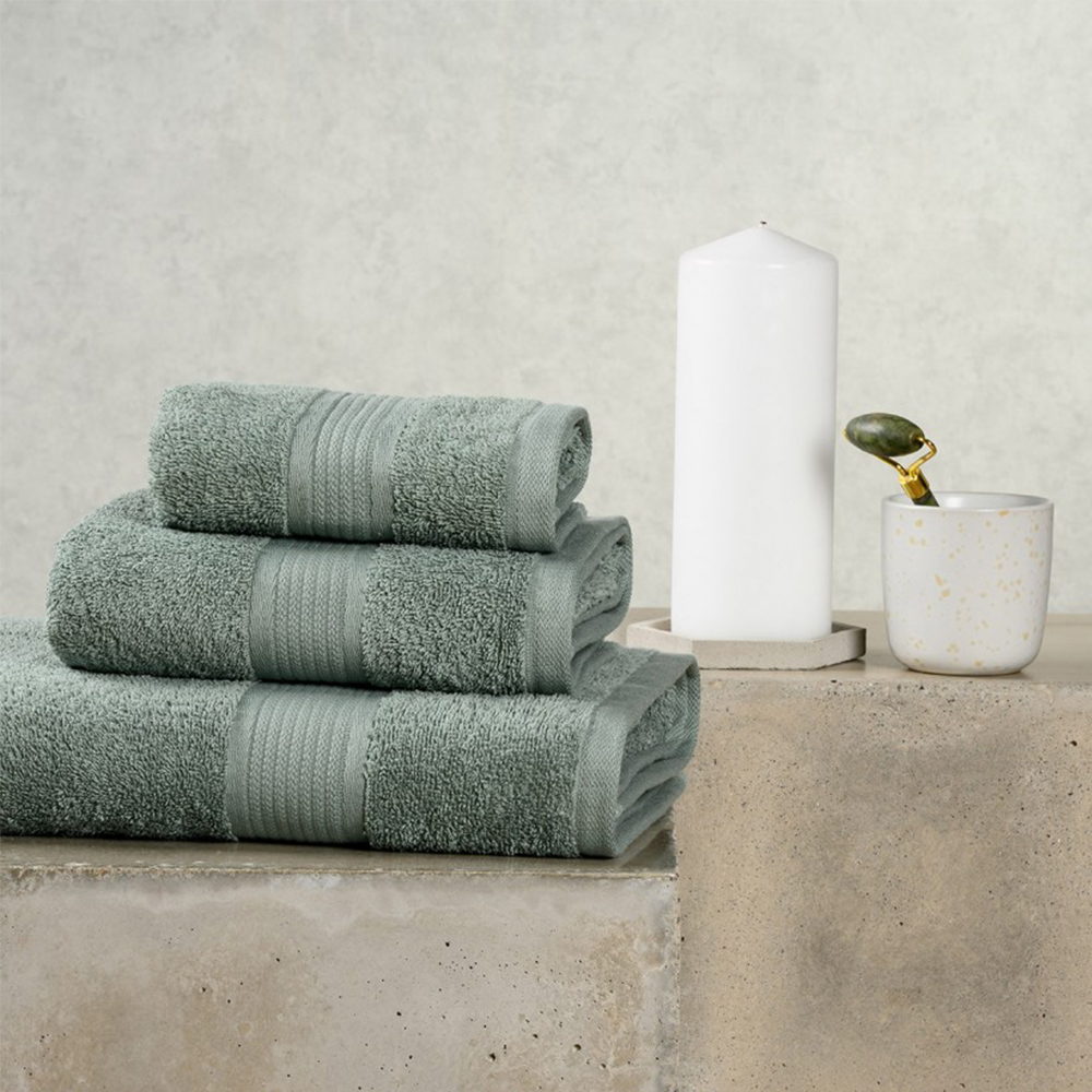 Πετσέτες Σετ 3 Τεμάχια Melinen Kenzo Dark Aqua Βαμβάκι