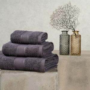 Πετσέτες Σετ 3 Τεμάχια Melinen Kenzo Anthracite Βαμβάκι