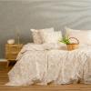 Σεντόνια Υπέρδιπλα Σετ Με Λάστιχο 160x200+32cm Melinen Chloe Peach Βαμβάκι-Πολυεστέρας