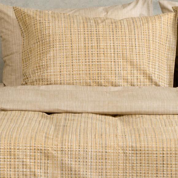 Σεντόνια Υπέρδιπλα Σετ Με Λάστιχο 160x200+32cm Melinen Mateo Beige Βαμβάκι-Πολυεστέρας