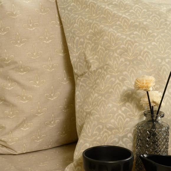 Παπλωματοθήκη Υπέρδιπλη 225x245cm Melinen Layla Beige Βαμβάκι-Πολυεστέρας