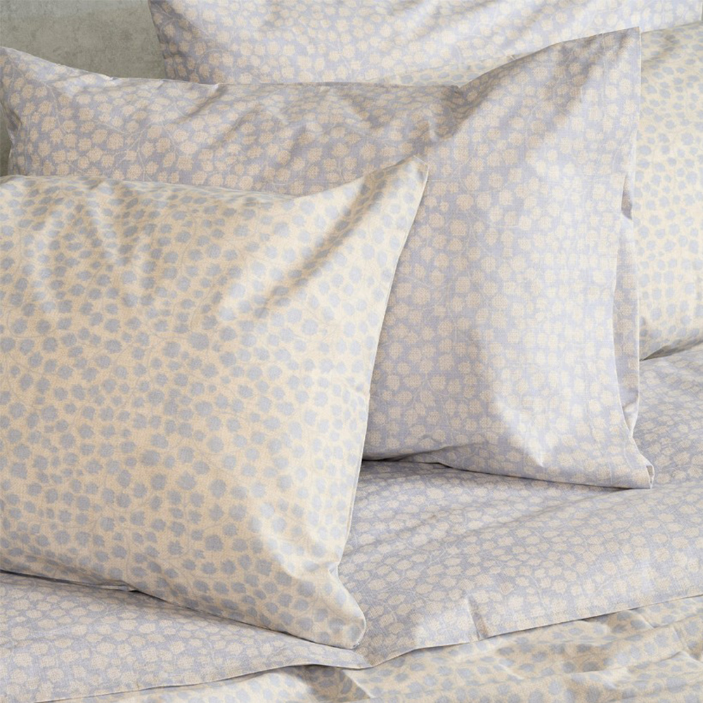 Παπλωματοθήκη Υπέρδιπλη 225x245cm Melinen Olga Ciel Βαμβακερή