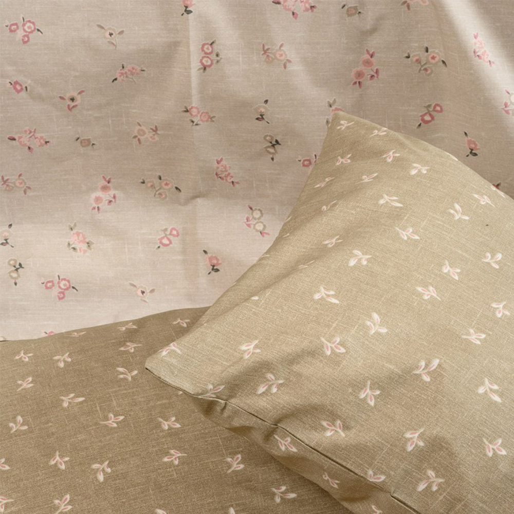 Παπλωματοθήκη Υπέρδιπλη 225x245cm Melinen Amour Light Mocca Βαμβακερή