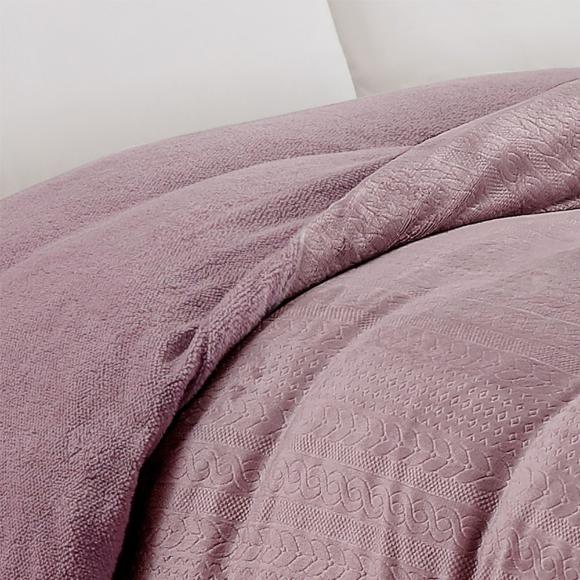 Παπλωματοθήκη Υπέρδιπλη 225x245cm Melinen Shelby Amethyst Πολυεστέρας