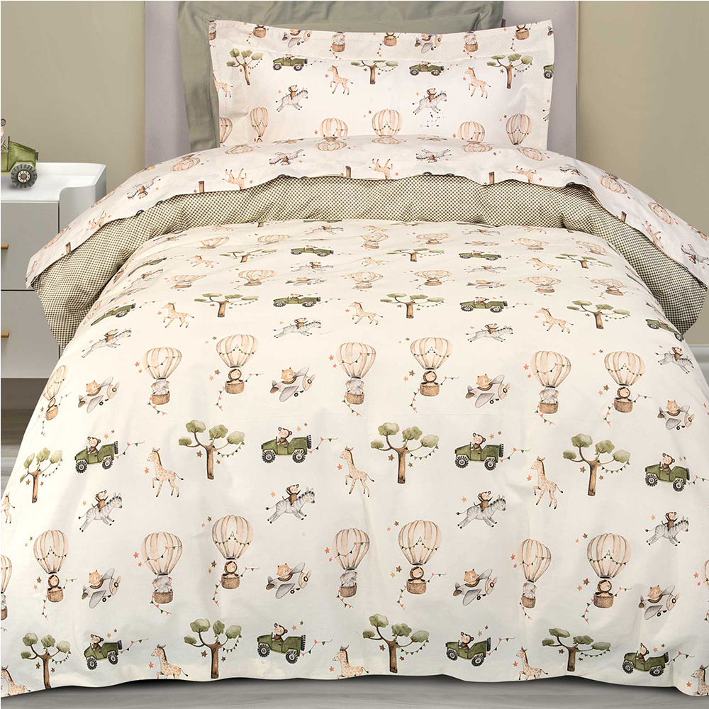 Σεντόνια Παιδικά Σετ 170x260cm Polo Club 8860 Βαμβακερά