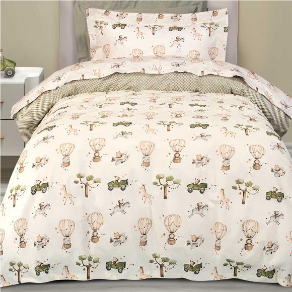 Σεντόνια Παιδικά Σετ 170x260cm Polo Club 8860 Βαμβακερά