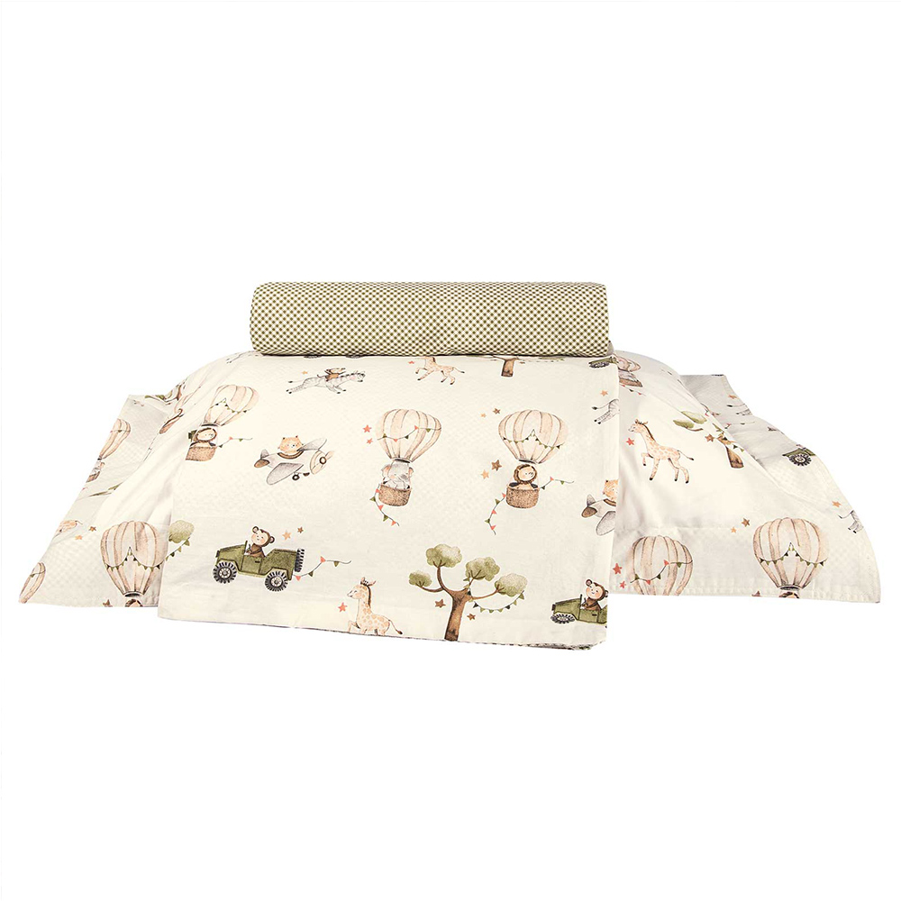 Σεντόνια Παιδικά Σετ 170x260cm Polo Club 8860 Βαμβακερά