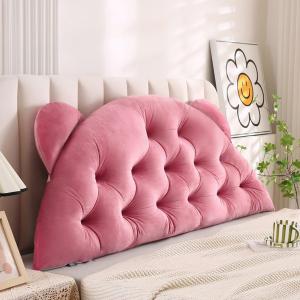 Διακοσμητικό Μαξιλάρι Παιδικό για Κεφαλάρι 90x55cm Melinen Bear Apple Πολυεστέρας