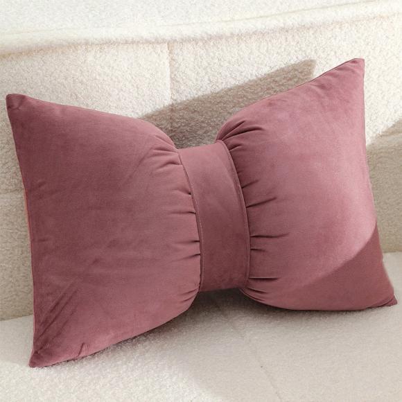 Διακοσμητικό Μαξιλάρι Σαλονιού 50x35cm Melinen Bow Apple Πολυεστέρας