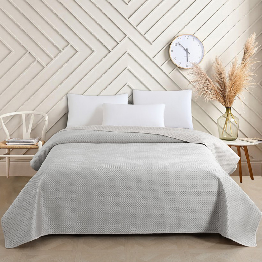 Κουβερλί Υπέρδιπλο 220x240cm Melinen Omnia Grey Microfiber