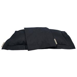Μαξιλαροθήκες Ζεύγος 50x70cm Polo Club Solid Percale 2210 Μαύρο Βαμβακι-Περκάλι