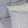 Σεντόνια Υπέρδιπλα Σετ Με Λάστιχο 160x200+32cm Melinen River Light Grey Βαμβάκι-Πολυεστέρας