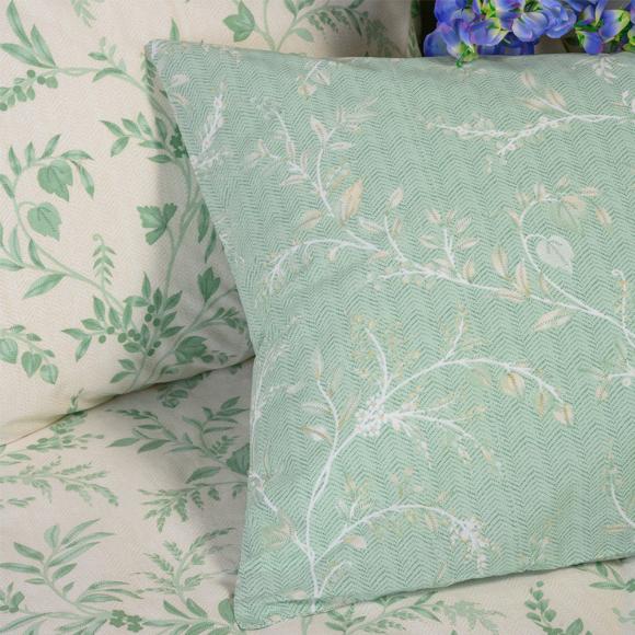Σεντόνια Υπέρδιπλα Σετ Με Λάστιχο 160x200+32cm Melinen Sienna Forest Βαμβάκι-Πολυεστέρας