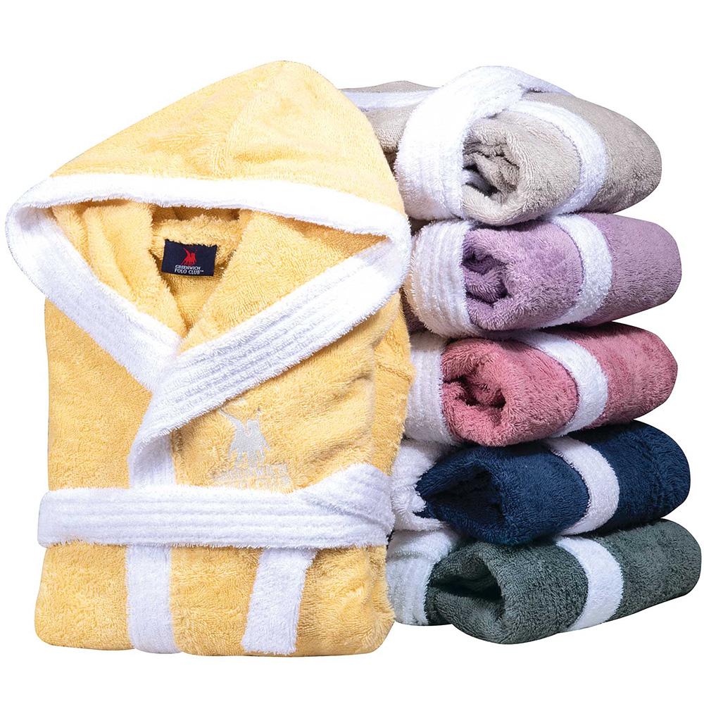 Μπουρνούζι Παιδικό Mε Κουκούλα Polo Club 8623 Βαμβακερό