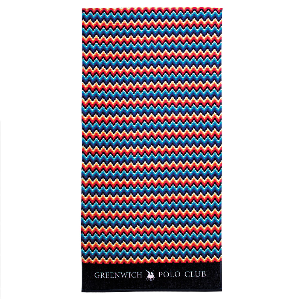 Πετσέτα Θαλάσσης 90x175cm Polo Club 3709 Βαμβακερή