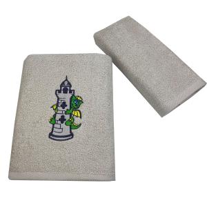 Πετσέτες Παιδικές Σετ 2 Τεμάχια Astron Dragon Βαμβακερές